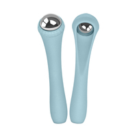 Rouleau de massage facial froid en acier inoxydable à marque privée pour les yeux, globes cryogéniques pour le soin des yeux et des cernes