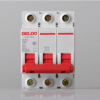 Disjoncteur miniature DELIX DZ47S 1P 2P 3P courbe C pour panneau de commande d'ascenseur