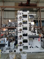 Machine d'impression flexographique semi-automatique 6 couleurs rouleau à rouleau pour étiquettes ZBRY-450 avec découpe en stack en ligne pour tubes – Nouvelle imprimante