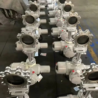 Vanne à opercule motorisée électrique en acier inoxydable du fabricant