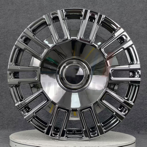 Rines GPW Personalizados de Cromo Forjado para <span class=keywords><strong>Rolls</strong></span>-<span class=keywords><strong>Royce</strong></span> Cullinan Phantom Ghost <span class=keywords><strong>Wraith</strong></span> 5x112 5x120 22 23 24 26 Pulgadas 6061 T6 Aleación de Aluminio - Product Image 3