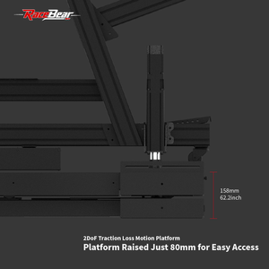 Système de mouvement à actionneur linéaire Racebear 4 |    Plateforme de simulation de course 2DoF pour la simulation de perte de traction et de surtension - Product Image 4