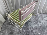 Mobilier d'extérieur Chaise moderne en acier inoxydable Chaise Fauteuil de jardin Chaise de mariage Canapé d'extérieur imperméable