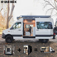 Conversion de fourgon en camping-car, évier et cuisinière pour camping-car, intérieur de camping-car de petite taille, camping-car électrique, Hubsttzen Wohnmobil