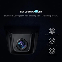 4K Wifi Verborgen Nachtzicht G-Sensor Auto Black Box Dashboard Camera Dashboard Cam Voor Lexus RX19-21