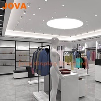 Présentoir personnalisé de vêtements de décoration de magasin d'accessoires de mode pour les meubles de magasin de boutique de détail