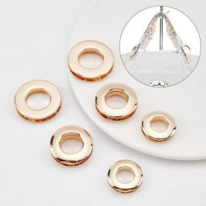WADORN Ojales de aleación metálicos de tornear, redondos de 1 mm, con orificio de cierre a presión, tipo anillo en O, conector de lazo para bolsos, para manualidades DIY - Product Image 6