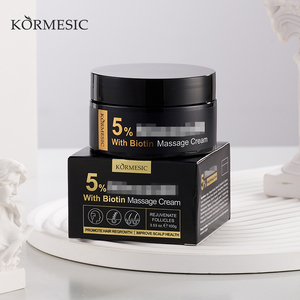 KORMESIC Crème de massage capillaire à la biotine 100g, produits de croissance des cheveux, soin bio anti-démangeaisons, réparation des dommages, anti-chute de cheveux - Product Image 1