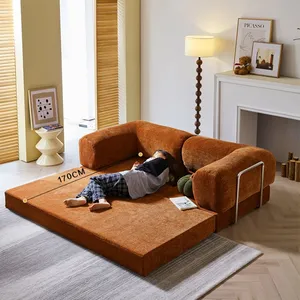 Sang Trọng Ba Chỗ Ngồi Modular Sofa Đặt Bọc Đồ Nội Thất Cho Khách Sạn Nhà Túi Chân Không Gấp Giường Nén Cho Căn Hộ Sống - Product Image 3