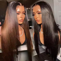 Vente chaude Remy Cheveux Perruques 100% Cheveux Humains Vietnamiens Vierge Ombre Brun Os Droit 18 Pouces Brut Vendeur De Cheveux Vietnamiens
