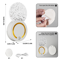 Lampe de nuit sans fil à détecteur de mouvement moderne, magnétique, rechargeable par USB, tactile, murale, lampe de chevet LED pour la maison