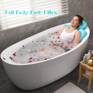 Coussin de bain épais en silicone antidérapant CF 160 avec ventouses pour le soutien du dos, des hanches et des jambes, avec crochet de suspension pour baignoire - Product Image 5