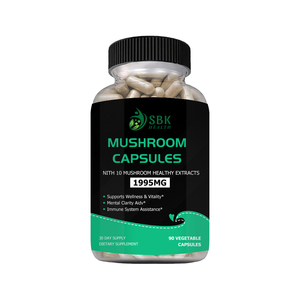 Hot Sale Mushroom Capsules with Boosts Energy Dietary <b>Supplement</b> Health Promotes Nrain Cognition Wellness Assistance Boosts - Product Image 1