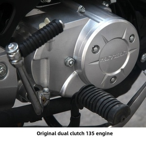 Scooters de Combustible con Chasis Curvo para Hombres y Mujeres, Nuevos, Estándar Nacional, Velocidad Máxima >50 km/h, Disponibles en Negro, Azul y Borgoña - Product Image 3