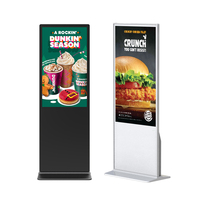 Écran d'affichage publicitaire pour la vente au détail, écran LED LCD vertical 43 55 65 75 pouces, signalisation numérique interactive, totem avec certification CE
