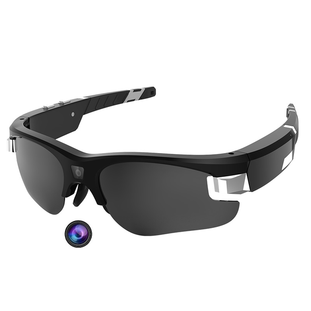 Best Price H.264 1080P HD Camera Glasses 8MP Video Photo Eye Sunglasses Camera Film Hands Free