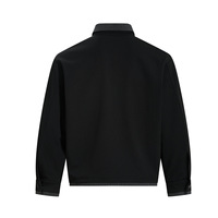 2025 manteau décontracté pour hommes Style de banlieue Simple nouvelle conception de veste de vent d'argent ancien coréen avec col montant Double couche
