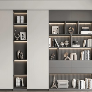 Librería Moderna de Diseño Nuevo, Mueble de Madera para Libros, Librería Antigua para el Hogar o Librería - Product Image 1