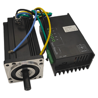 Moteur BLDC sans balais 48V 2000W 6.4Nm 3000RPM avec capteur Hall + Kit contrôleur BLDC à entraînement unique 24V/48V pour automatisation AGV