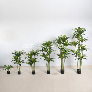 DKB Outdoor Artificial Green Plant for Aquarium Decorative <b>Plastic</b> <b>Tree</b> with Cement Pot on Sale - Product Image 1