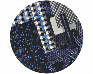 Tapis d'intérieur en laine de Nouvelle-Zélande fait main Dreama, tapis de luxe de qualité supérieure avec un design moderne et contemporain, tapis en laine - Product Image 2