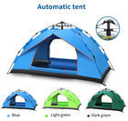 Tentes de camping automatiques familiales portables pour 2 à 3 personnes pour la randonnée en plein air Tente automatique qui se déplie en quelques secondes