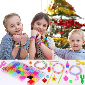 <span class=keywords><strong>Kit</strong></span> de fabrication de bracelets en élastiques DIY 2700+ pièces, 32 couleurs arc-en-ciel, avec perles et breloques, <span class=keywords><strong>kit</strong></span> de démarrage pour la création de bijoux pour enfants - Product Image 4