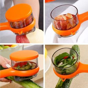 Cuchillo Pelador Manual Multifuncional para Verduras y Frutas, Cuchillos Pequeños para Pelar, Caja de Almacenamiento con Tapa, Utensilios de Cocina - Product Image 5