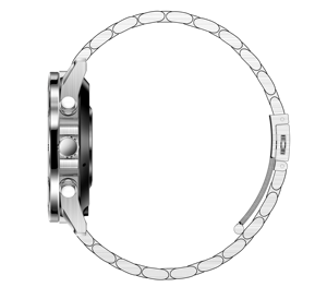 NX1pro Smart <b>Watch</b> 1.43 Inch AMOLED Screen Stainless Steel Strap Compass Function Sleep Tracker Calendar Answer Call Features - Product Image 5