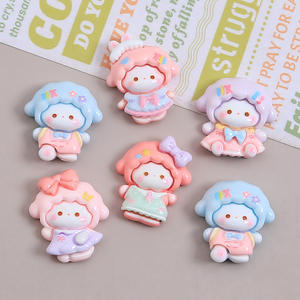 Adornos de Resina con Forma de Cordero con Falda Colorida de Dibujos Animados, Adornos de Resina para Refrigerador, Accesorios de Resina para Decoración - Product Image 3