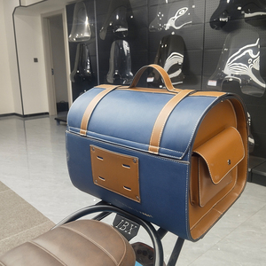 กล่องท้ายรถมอเตอร์ไซค์อะลูมิเนียมหุ้มหนัง PU ขนาด 29 ลิตร ยอดนิยมสำหรับ <span class=keywords><strong>Vespa</strong></span> และสกู๊ตเตอร์ทุกชนิด ลดราคา - Product Image 5