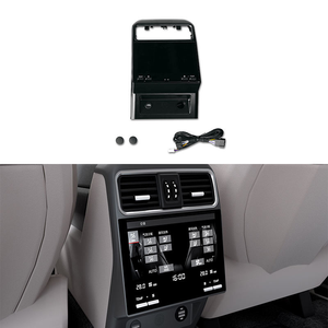Panneau de commande de climatisation à écran tactile pour Porsche Cayenne 9Y0 2018-2024, kit de mise à niveau des aérateurs arrière - Product Image 1