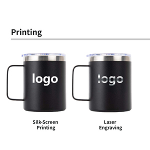 14oz Stainless Steel Minimalist Travel Tumblers Classic Coffee Mugs 12oz Vaso Termico for Beer Wine Camping Parties Ceramic Cups - Product Image 6