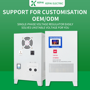 TND 10KVA Régulateur AC automatique monophasé avec écran LCD 50Hz 60Hz <span class=keywords><strong>Fréquence</strong></span> 110V Stabilisateur de tension de sortie 220V AVR - Product Image 5