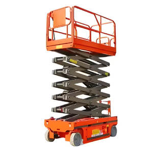 Mendorong sendiri Platform udara pria pengangkat hidrolik Platform gunting kecil Lift untuk penjualan Lift elektronik seluler - Product Image 4