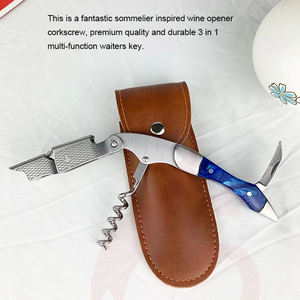 Support <span class=keywords><strong>de</strong></span> <span class=keywords><strong>commande</strong></span> d'échantillon Ouvre-bouteille en bois en métal Jeu <span class=keywords><strong>de</strong></span> vis en liège Outils <span class=keywords><strong>de</strong></span> barre Acier inoxydable Vin Acier Tire-bouchon <span class=keywords><strong>de</strong></span> barman - Product Image 6