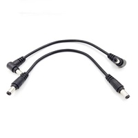 5.5*2.1 DC Kabel Daya Laki-laki Ke Laki-laki, Pembengkokan 0.25M 5521 2A DC Kabel Laki-laki