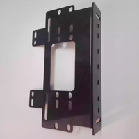 Support de plaque d'immatriculation avant de voiture en acier inoxydable personnalisé avec revêtement en poudre noire