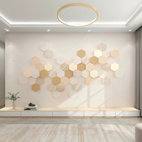Papier peint mural moderne minimaliste géométrique 3D en relief, texture velours satiné, nature morte, luxe léger, abstrait, pour chambre et salon