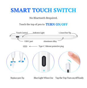 ST06 YESIDO 2024 โลหะดิจิตอลActive BTสมาร์ทหน้าจอสัมผัสแท็บเล็ตแล็ปท็อปSurface Drawing<span class=keywords><strong>ปากกา</strong></span>สไตลัสสําหรับIP - Product Image 6