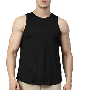 เสื้อกล้ามออกกำลังกาย OEM สำหรับผู้ชาย เสื้อผ้ากีฬาแบบสั่งทำพิเศษ ผลิตจากวัสดุคุณภาพดี สีพื้น สไตล์สตรีท เสื้อกล้ามผู้ชาย - Product Image 1