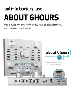 Tarjeta de Sonido USB Lane Mini de 4 Canales, Interfaz de <span class=keywords><strong>Audio</strong></span> USB Profesional y Portátil para Transmisión y Grabación - Product Image 5