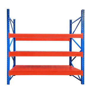 물류 장비 창고 보관 강철 볼트리스 헤비 랙 코팅-와이어 데크 선반 용접 - Product Image 2