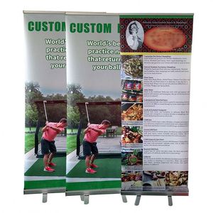 High Quality Classic Type Pop up Banner Display Stand Advertising Banner <b>Roll</b> up Stand - Product Image 1