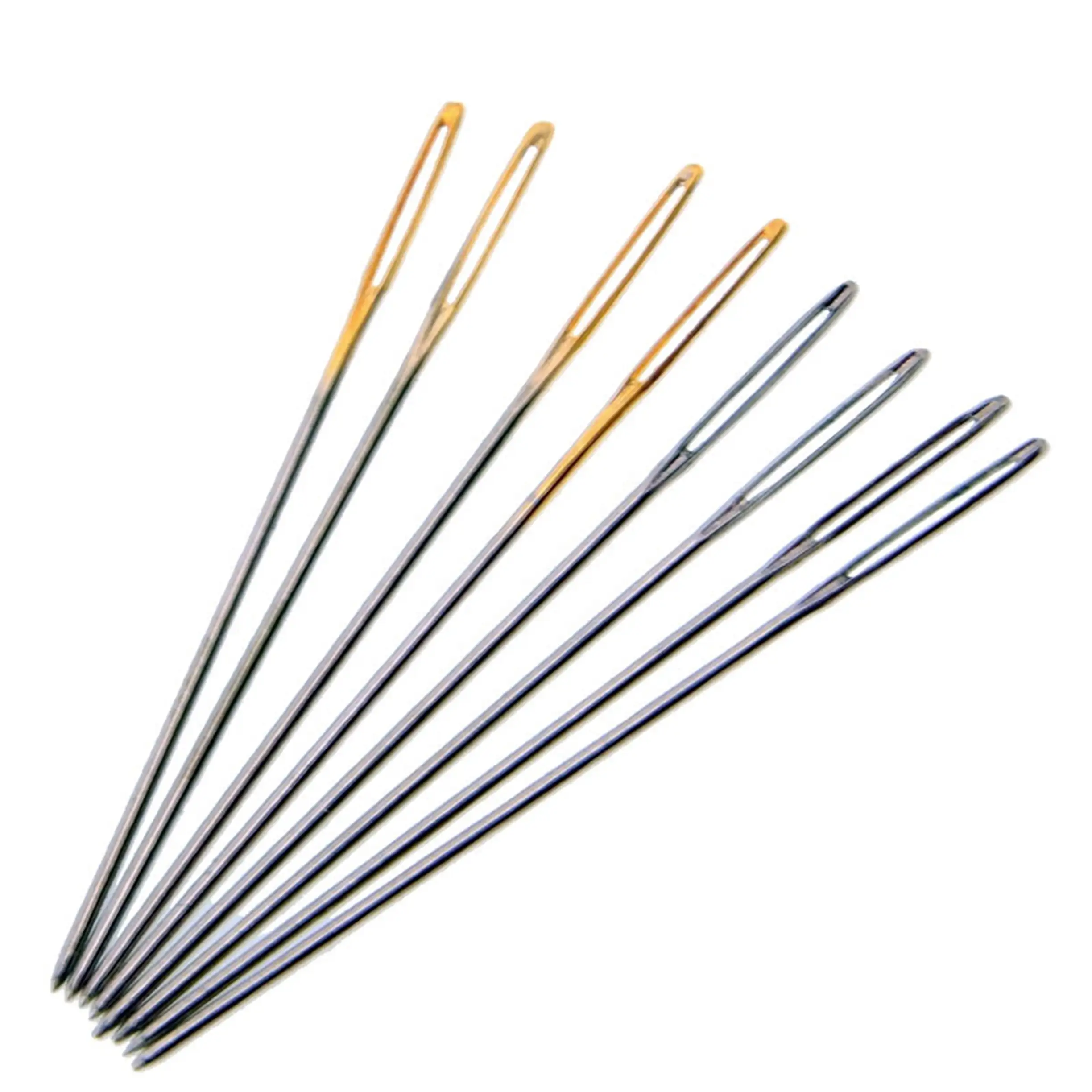Large Eye Stitching Needles Embroidery Needles for Hand Sewing Thread Needles for DIY Craft Stitching Applique Embellishment