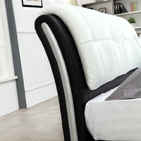 Cadre de lit king size sous rangement avec roues sommier en métal ensemble de luxe meubles de chambre canapés-lits lit