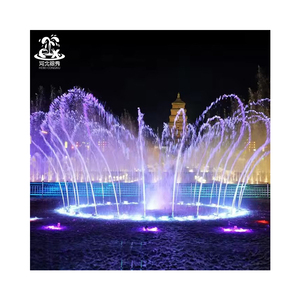 Fontaine musicale personnalisée pour jardin avec lumières LED colorées, équipement de fontaine musicale, best-seller - Product Image 2