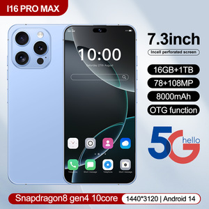 Teléfonos Inteligentes I15 Pro 5G 2025, los Más Vendidos, Nuevos, con Batería de 4000 mAh+, Tecnología 5G de China Continental, Admite Velocidad de Datos Móviles Ultrarrápida - Product Image 2