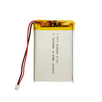 Batterie LiPo 3,7 V 1200 mAh LP603450 Série 603450 Rechargeable Li-Polymère pour l'alimentation des produits numériques Stock pour utilisation sur ordinateur portable