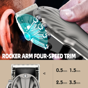 Máquina Cortadora de Pelo Profesional para Barbería, Recargable, Inalámbrica, Carga USB, Tondeuse Cheveux Homme, para Hombre, 810, Acero Inoxidable - Product Image 3